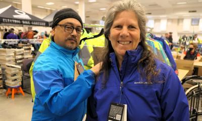 New blue jackets for half price!